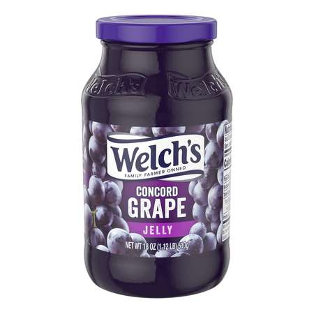 Welch's Concord Grape Jelly 18 oz. Jar, PK12 -  WELCHS, WPD50500